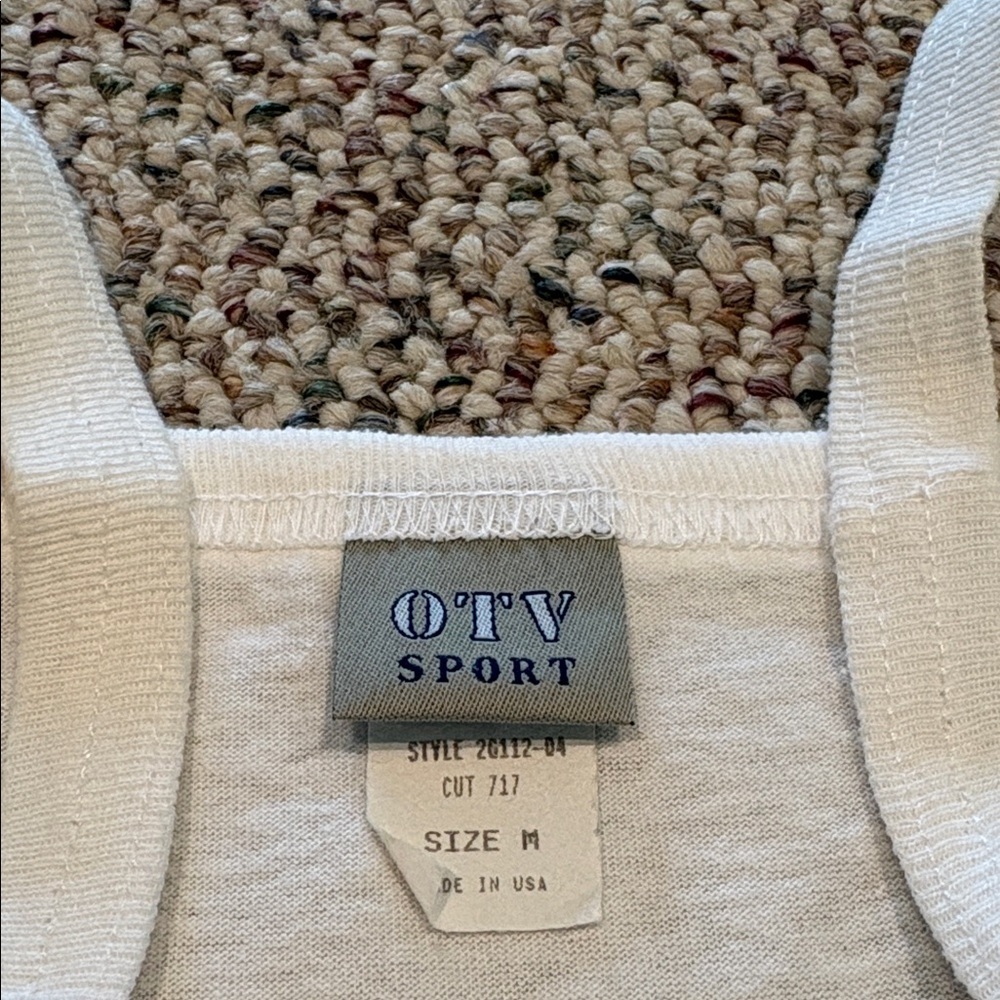 OTV Sport Floral Embroidered White Crop Top. Child’s Medium. Y2K - Picture 3 of 7